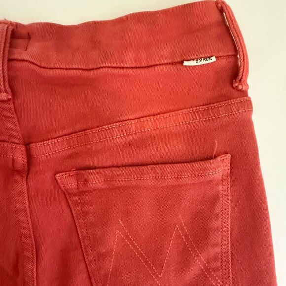 MOTHER - Pop Coral Skinny Jeans Style #1221 - Women's size 25 - Picture 7 of 11